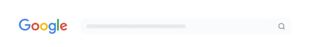 Google search bar